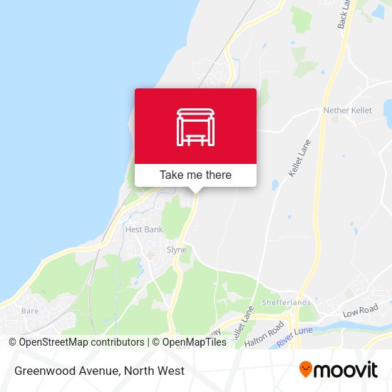 Greenwood Avenue map