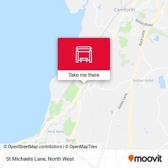 St Michaels Lane map