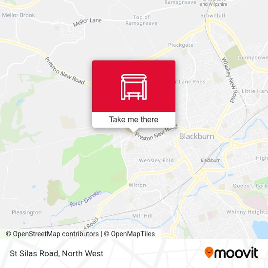 St Silas Road map