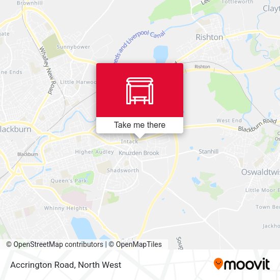 Accrington Road map