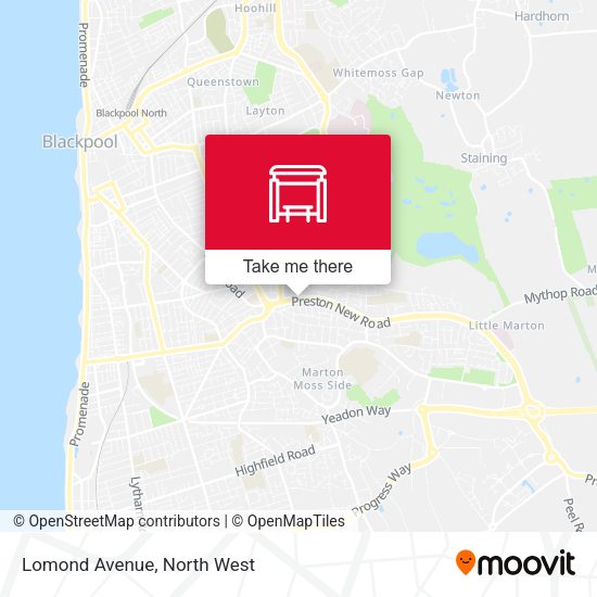 Lomond Avenue map