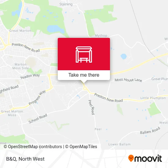B&Q map