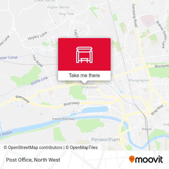 Post Office map