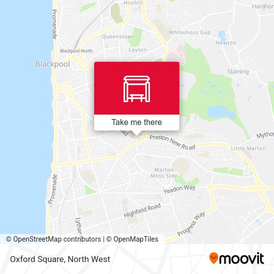 Oxford Square map