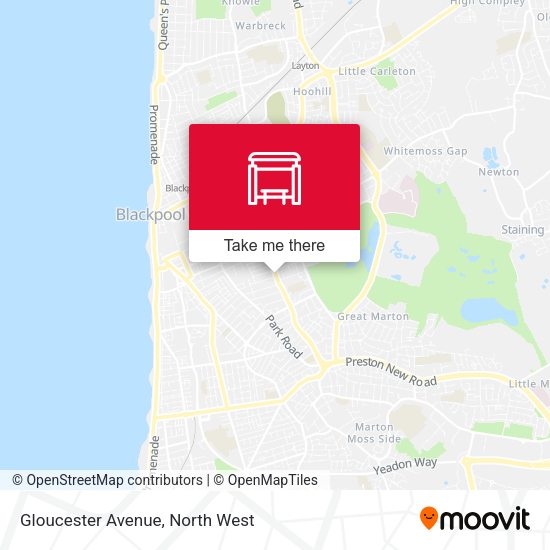 Gloucester Avenue map
