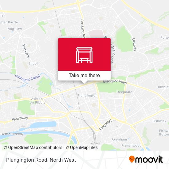 Plungington Road map