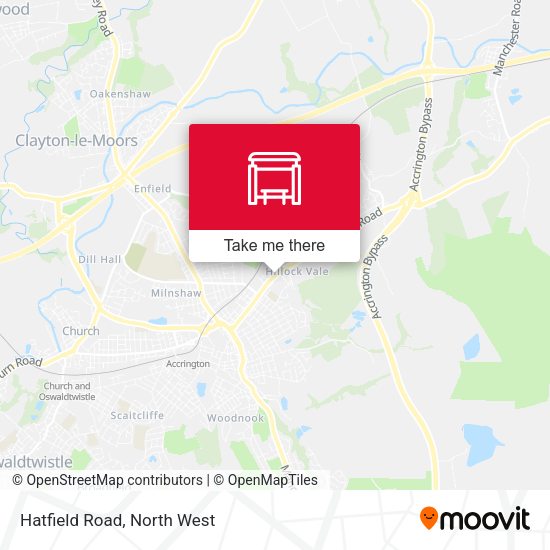 Hatfield Road map