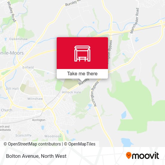 Bolton Avenue map