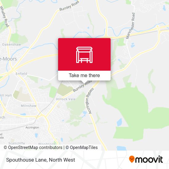 Spouthouse Lane map