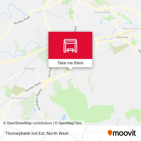 Thorneybank Ind Est map