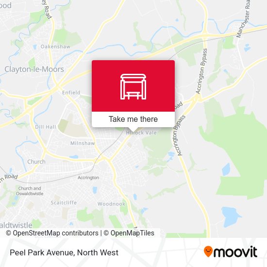 Peel Park Avenue map