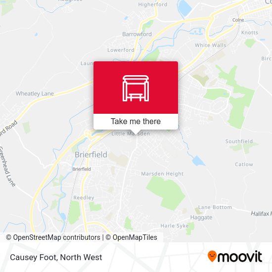 Causey Foot map