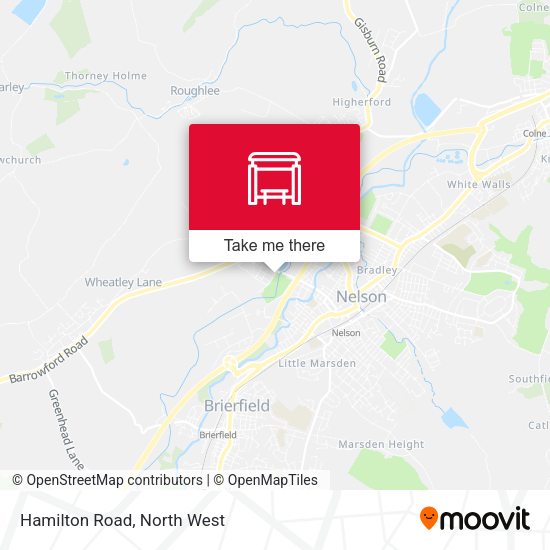 Hamilton Road map