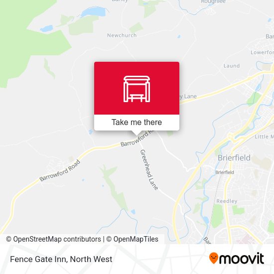 Fence Gate Inn map