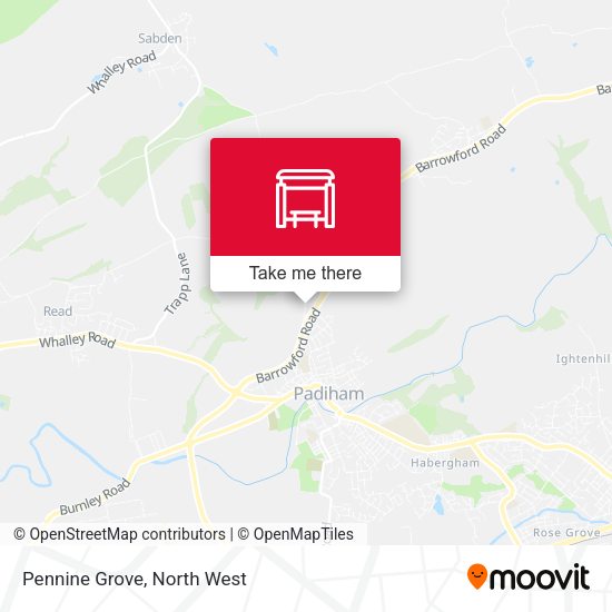 Pennine Grove map