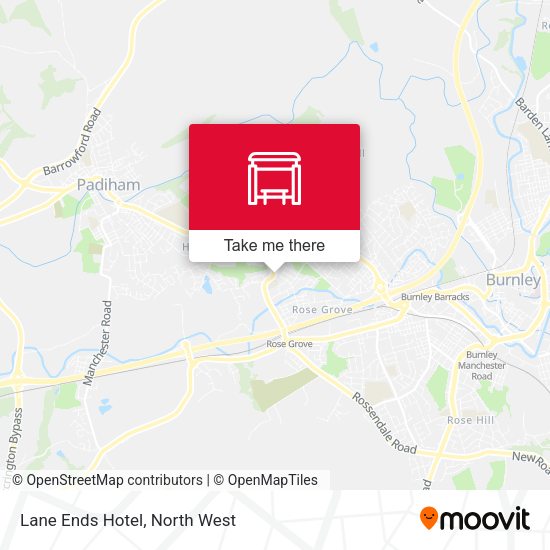 Lane Ends Hotel map
