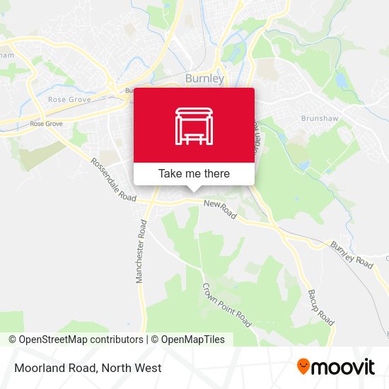 Moorland Road map