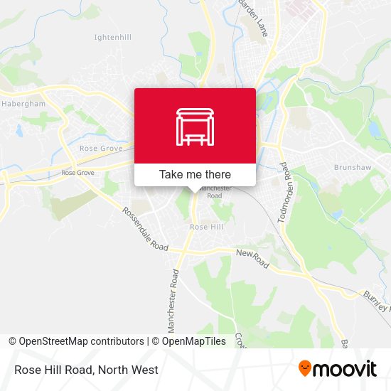 Rose Hill Road map