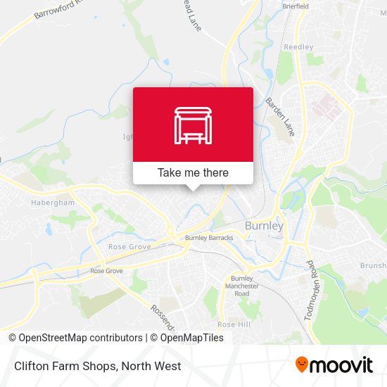 Clifton Farm Shops map