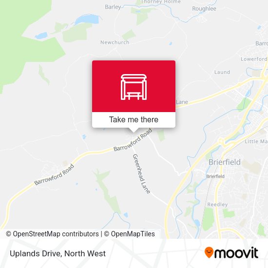 Uplands Drive map