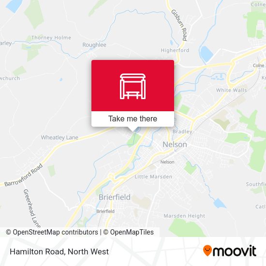 Hamilton Road map
