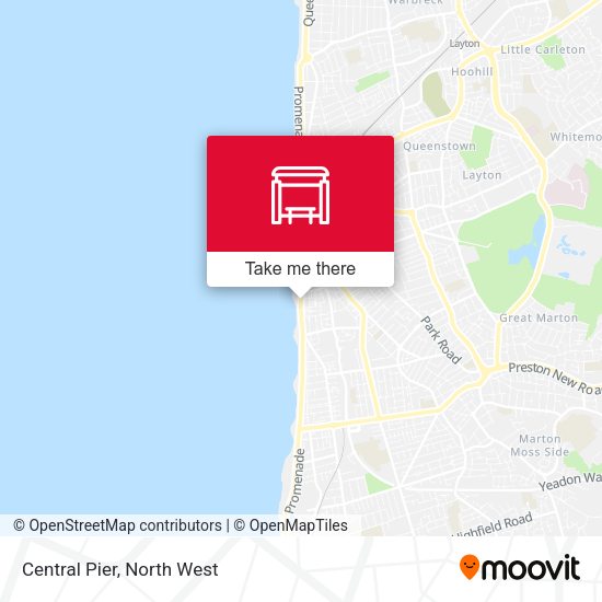 Central Pier map
