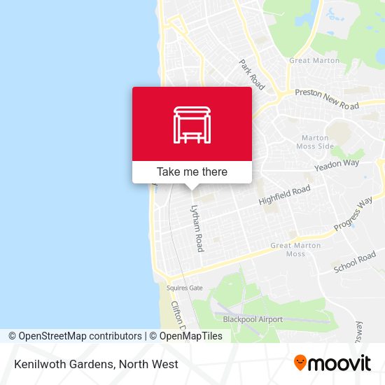 Kenilwoth Gardens map