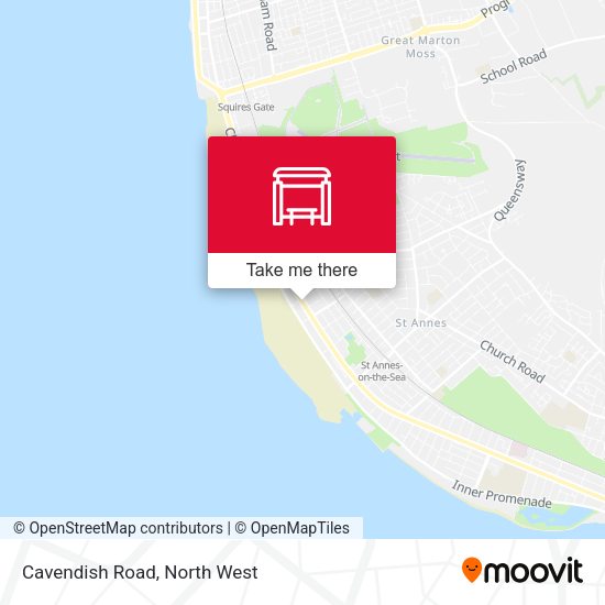 Cavendish Road map