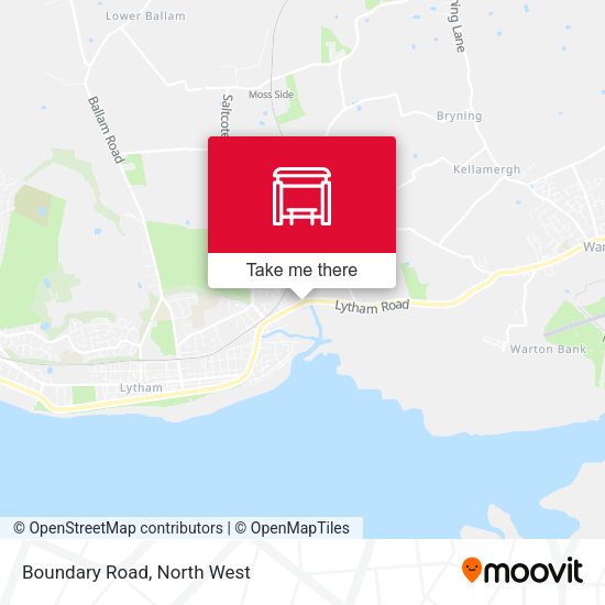 Boundary Road map