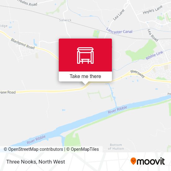 Three Nooks map