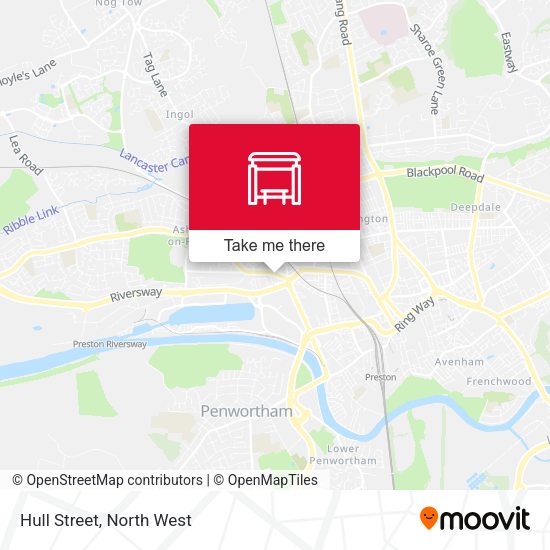 Hull Street map