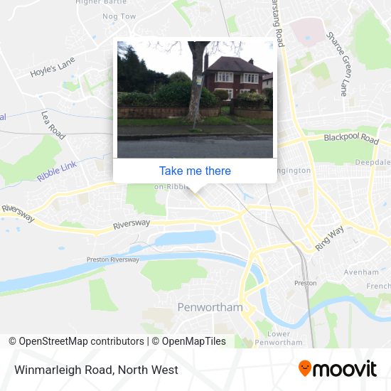 Winmarleigh Road map