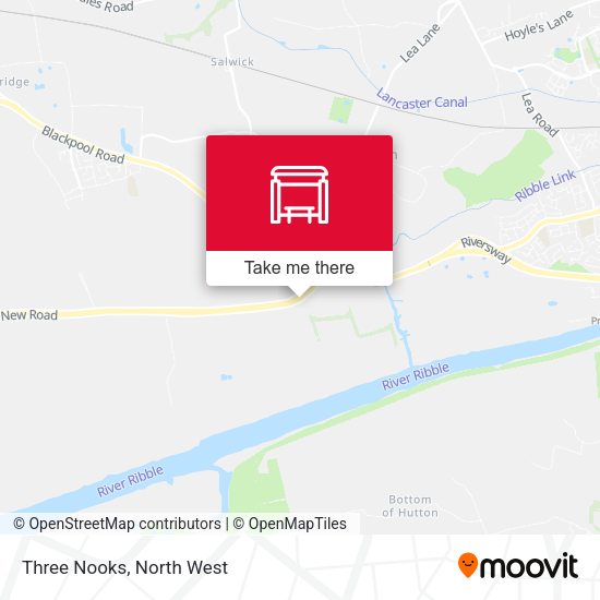 Three Nooks map