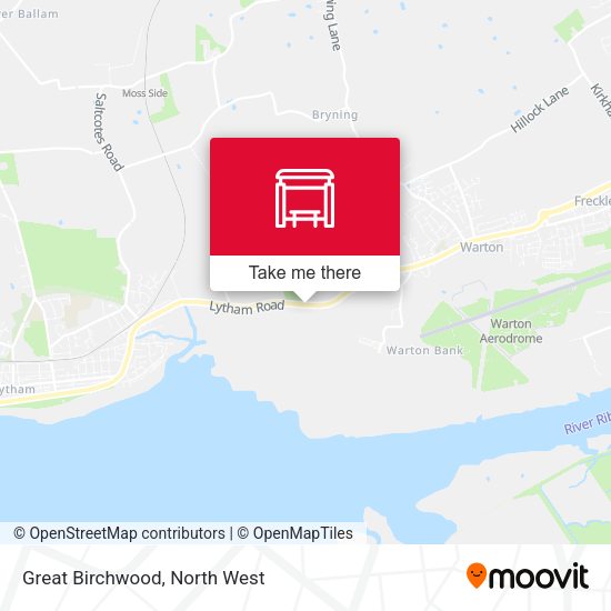 Great Birchwood map