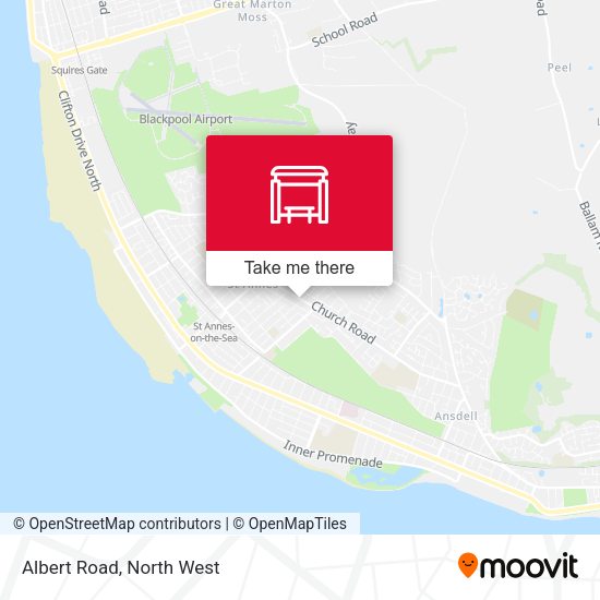 Albert Road map