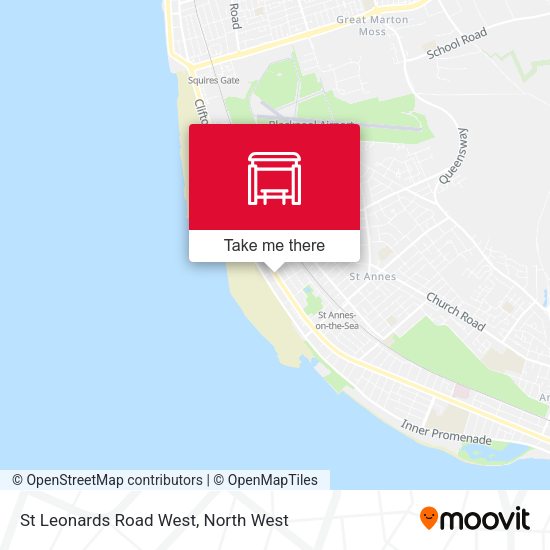 St Leonards Road West map