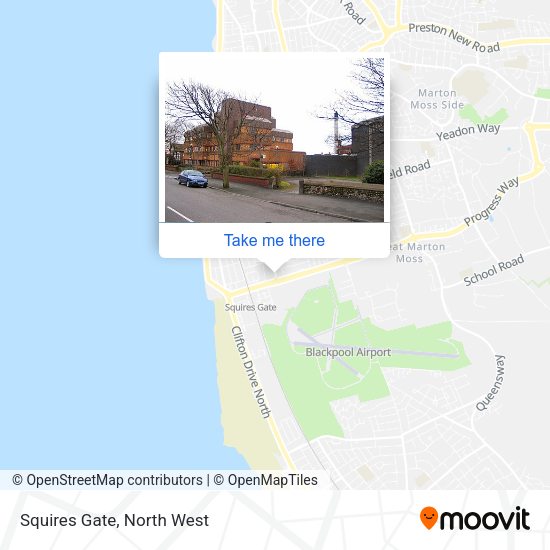 Squires Gate map
