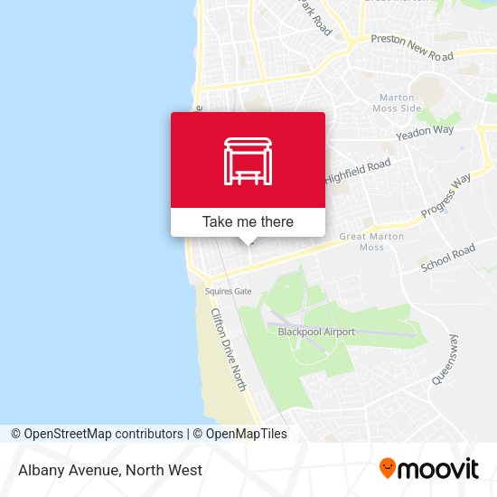 Albany Avenue map