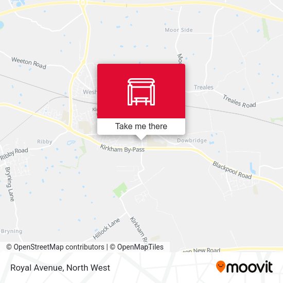 Royal Avenue map