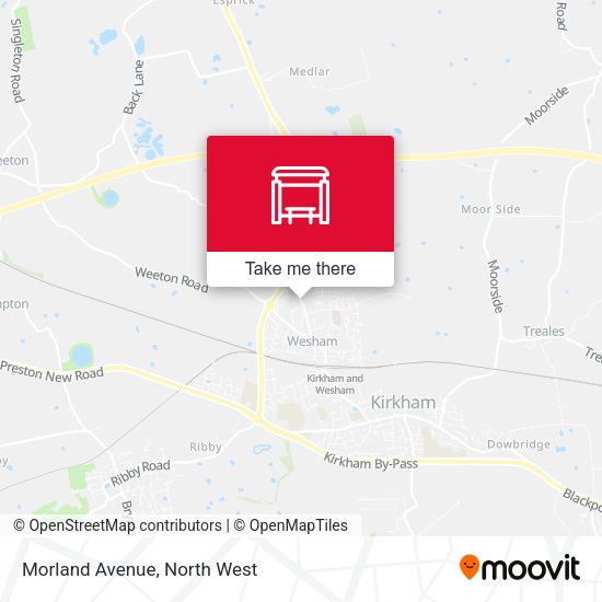 Morland Avenue map