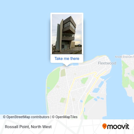 Rossall Point map