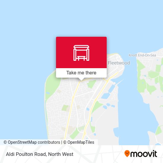 Aldi Poulton Road map