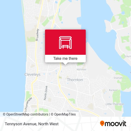 Tennyson Avenue map