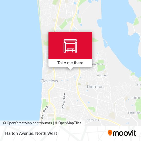 Halton Avenue map