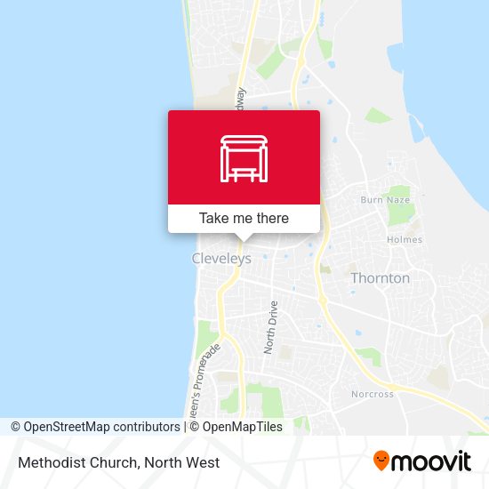 Methodist Church map