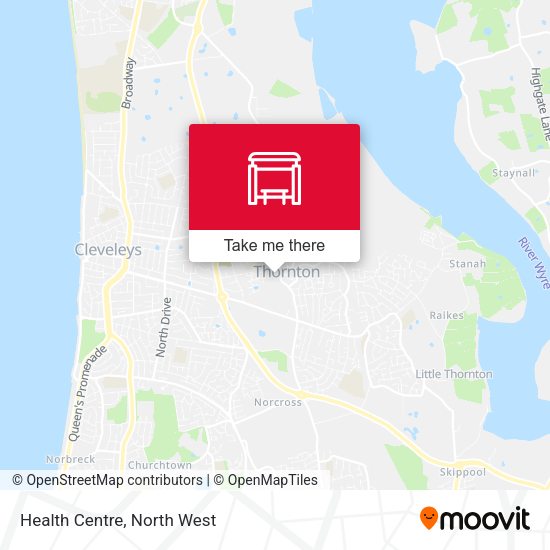 Health Centre map