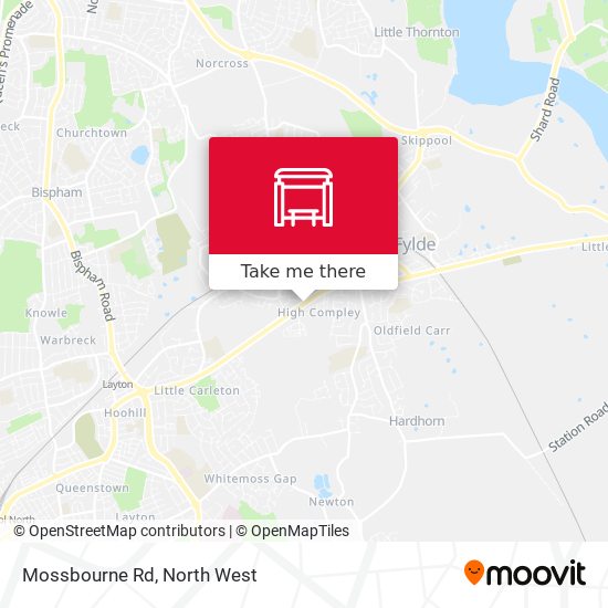 Mossbourne Rd map