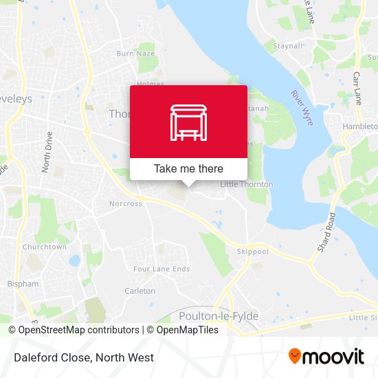 Daleford Close map