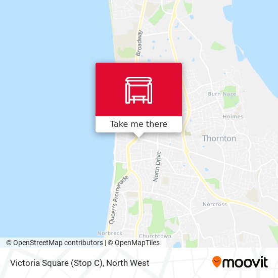 Victoria Square (Stop C) map