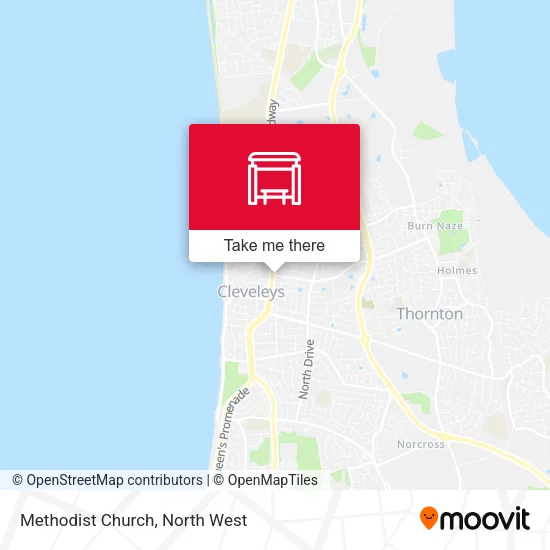 Methodist Church map